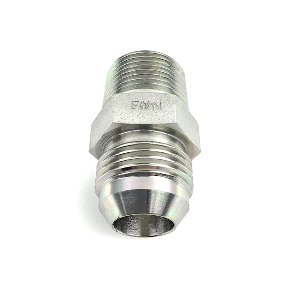 Eaton Fitting, Male Connector Stainless No. 5217X, Jic 37 Deg-Flare-Twin, 3/4 Tube Od, 3/4 Male Pipe C5205X12 - main